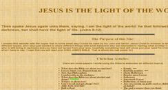 Desktop Screenshot of jesusisthelight.net